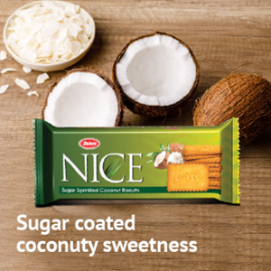 Dukes Nice Sugar Sprinkled Coconut Biscuits 150 G