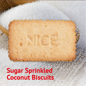 Dukes Nice Sugar Sprinkled Coconut Biscuits 150 G