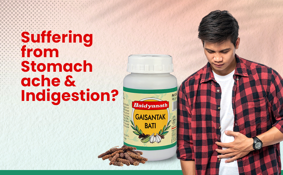 Baidyanath Gaisantak Bati, Reduces and neutralizes acid levels | Provide quick relief from common digestive problems like gas, hyperacidity, flatulence and bloating | (100 g)