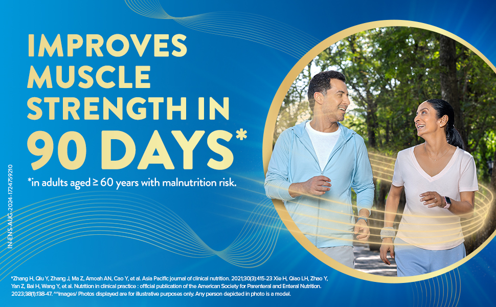 Ensure No 1 Nutritional Supplement Drink in the world 32 nutrients High Protein,Calcium,Vit D, Vanilla 400g/375g, Wt may vary