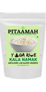 Pitaamah Kala Namak Rice | 1kg | Aromatic Rice | Traditionally Milled (Unpolished) | Diabetic Friendly | High in Zinc and Iron