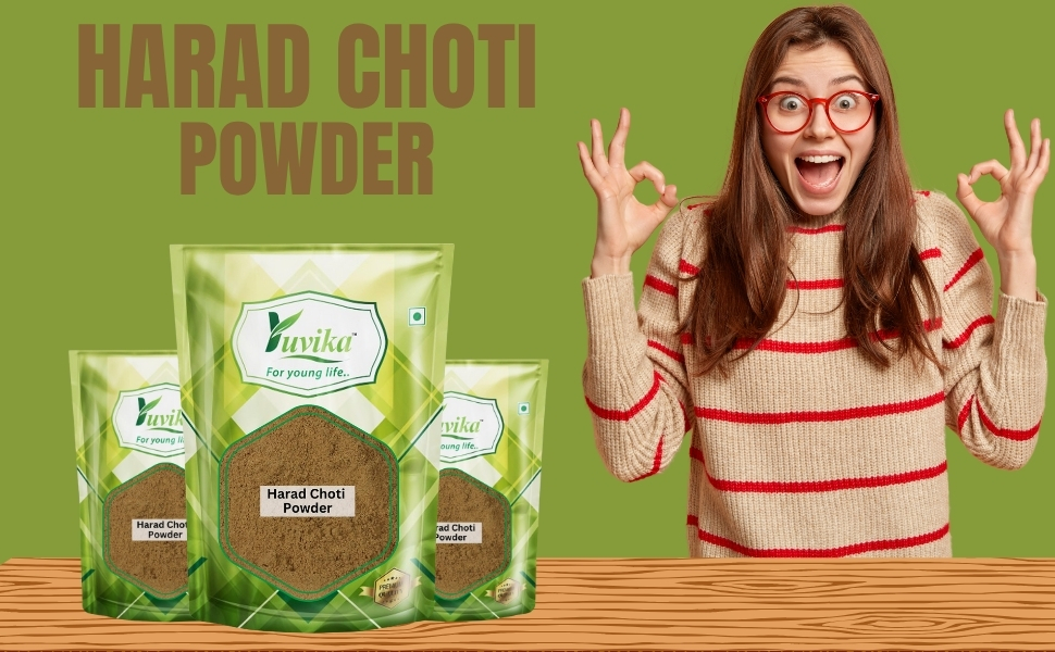 Yuvika Harad Choti Powder - Kali Harad - Black Himej - Jangi Haritaki - Terminalia Chebula 100 Grams