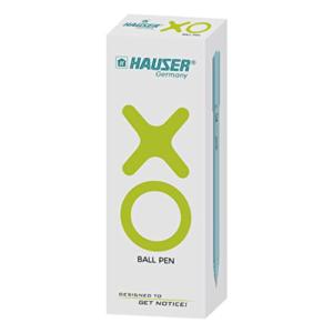 Hauser XO 0.7mm Ball Pen Tumbler | Sleek Body & Minimalistic Design | Matt Finish & Solid Body Type | Low Viscosity Ink With Ultra Durable Tip | Blue, Black & Red Ink, of 50 Pens