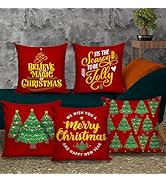 TIED RIBBONS Set of 2 Christmas Wreaths for Front Door Entrance Decoration Table Tree Wall Hanging Ornaments Xmas Artificial Pine Garland - Christmas Decorations Items for Home Office