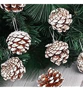 TIED RIBBONS Set of 2 Christmas Wreaths for Front Door Entrance Decoration Table Tree Wall Hanging Ornaments Xmas Artificial Pine Garland - Christmas Decorations Items for Home Office