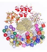TIED RIBBONS Set of 2 Christmas Wreaths for Front Door Entrance Decoration Table Tree Wall Hanging Ornaments Xmas Artificial Pine Garland - Christmas Decorations Items for Home Office