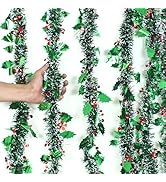 TIED RIBBONS Set of 2 Christmas Wreaths for Front Door Entrance Decoration Table Tree Wall Hanging Ornaments Xmas Artificial Pine Garland - Christmas Decorations Items for Home Office