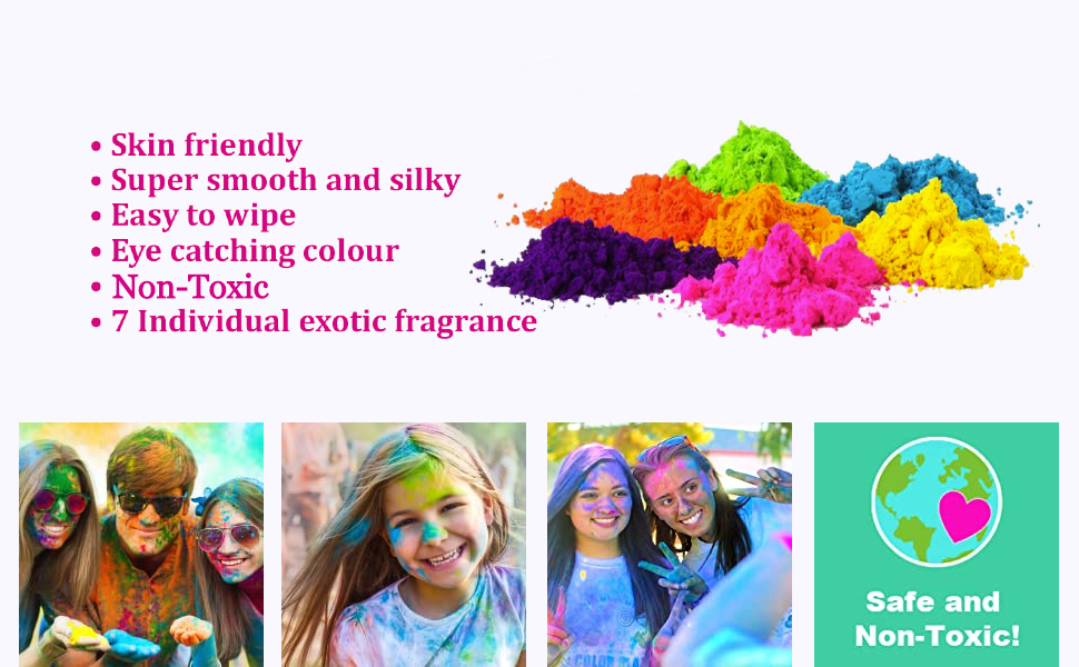 Makhmal Holi Gulal (Red) by Cock 80Gm