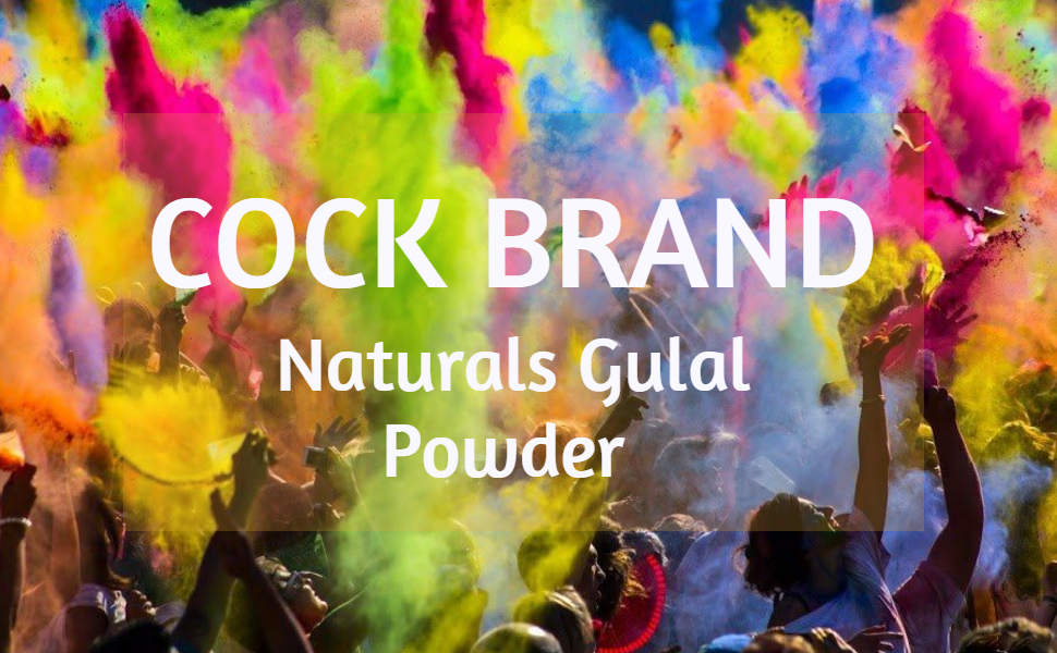 Makhmal Holi Gulal (Red) by Cock 80Gm