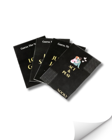 Nooky Mini Bites (20g) & Satin Blindfold with 1 Handcuff (3-in-1) Combo | 2 Dark Chocolates per Pack | FREE Saucy Scratch Card | Vegan, Gluten-Free Treat | Ideal Gift for Couples, Men & Women