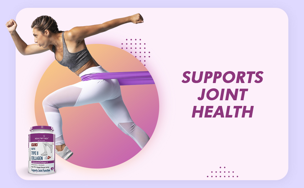 HealthyHey Nutrition NTC II Type 2 Collagen, Supports Cartilage and Joints, Pack of 30 Capsules