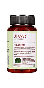 Jiva Brahmi Tablet 500mg 240 Tablets | Mind Wellness Strengthens Nervous System - 120 Tablet (Pack of 2)