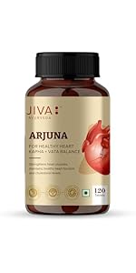 Jiva Arjuna Tablets 500mg Promotes Heart Health | Manages Cholesterol Level - 60 Tablet (Pack of 2)