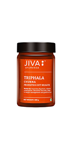 Jiva Triphala Churna (100 x 3) 300g | Ayurvedic Triphala Powder with Amla, Harad & Baheda | Improves Digestion, Colon Cleanse, Gut Health, Immunity | Natural Detox | Contains Bioactive & Antioxidants