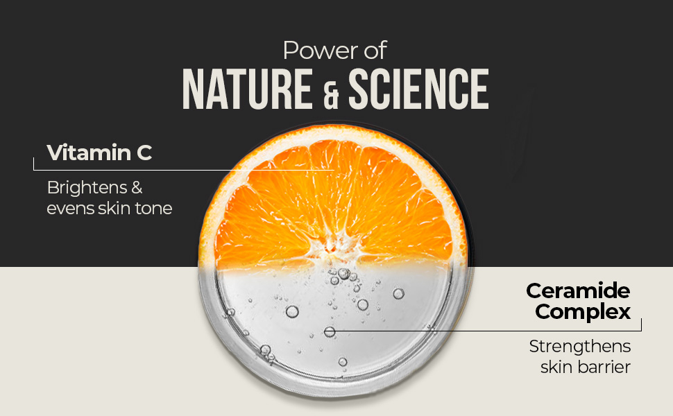 Dr. Sheth's Ceramide & Vitamin C Body Wash | For Bright, Healthy & Glowing Skin | Exfoliates & Evens Skin Tone | 4% Actives (1% Lactic Acid, 1% Glycolic Acid & 2% Niacinamide) | Sulphate Free | Gentle Exfoliating Shower Gel