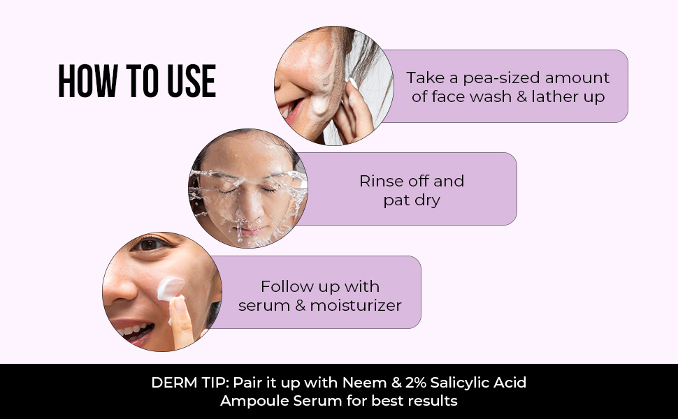 Dr. Sheth's Neem & 2% Salicylic Acid Face Wash | For Oily & Acne Prone Skin | With 1% Zinc PCA, Vitamin E, C & B5 | Deeply Cleanses | Exfoliates Skin | Prevents Acne | For Men & Women | 100ml