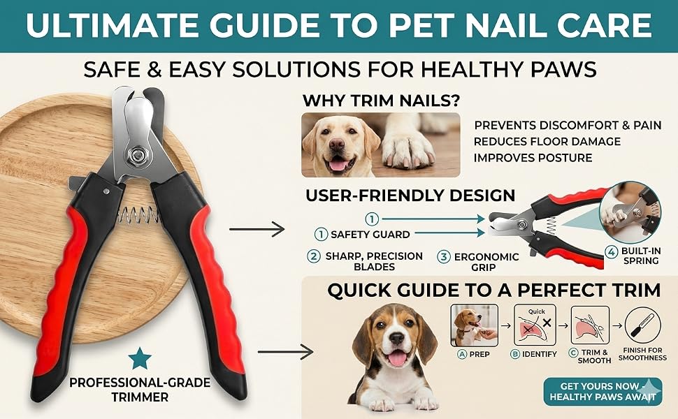 Bekin 4‑in‑1 Pet Grooming Set – Bath Brush Steam Brush 3 in 1 Water Brush Brush + Silicone Bath & Massage Tool + Adjustable Rubber Bath Scrubber + Ergonomic Nail Clippers – for Dogs & Cats