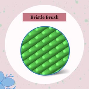 Foodie Puppies Pet Massage Rubber Bath Glove for Dogs, Cats, Rabbit, & Hamster | Grooming Shampoo Washing Soothing Bristles Hand Brush Comb - 1 Piece (Soothing Glove)