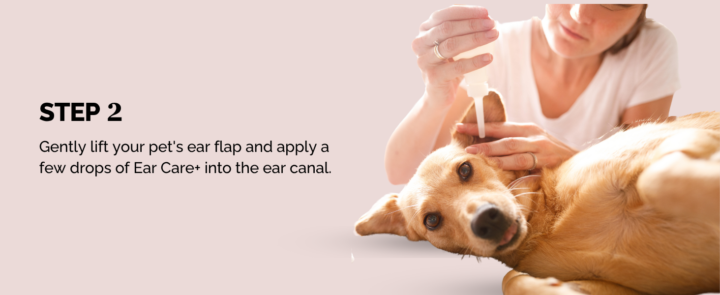 Moe Puppy Ear Care+ | Ear Cleaning Solution for Dogs and Cats | Prevents Infections, Soothes Itching, Removes Wax, Eliminates Ear Odour | Non-Irritating Dog Ear Cleanser | 100ml