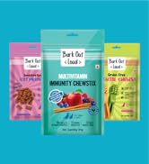 BARK OUT LOUD - Dental Treats | Brush Shape Dog Chews | Removes Plaque/Tartar | Fresh Smell | Oral Care Gluten Free| Chicken Dog Treats (100 GMS)
