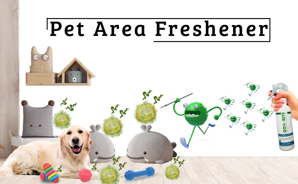 odo-rite Pet Area Freshener- 200Ml | Pet Odour Remover | Pet Safe & Child Safe | Bio Technological Based | Skin Safe | Urine Smell Remover | Can Be Used On All Surface, Aerosol