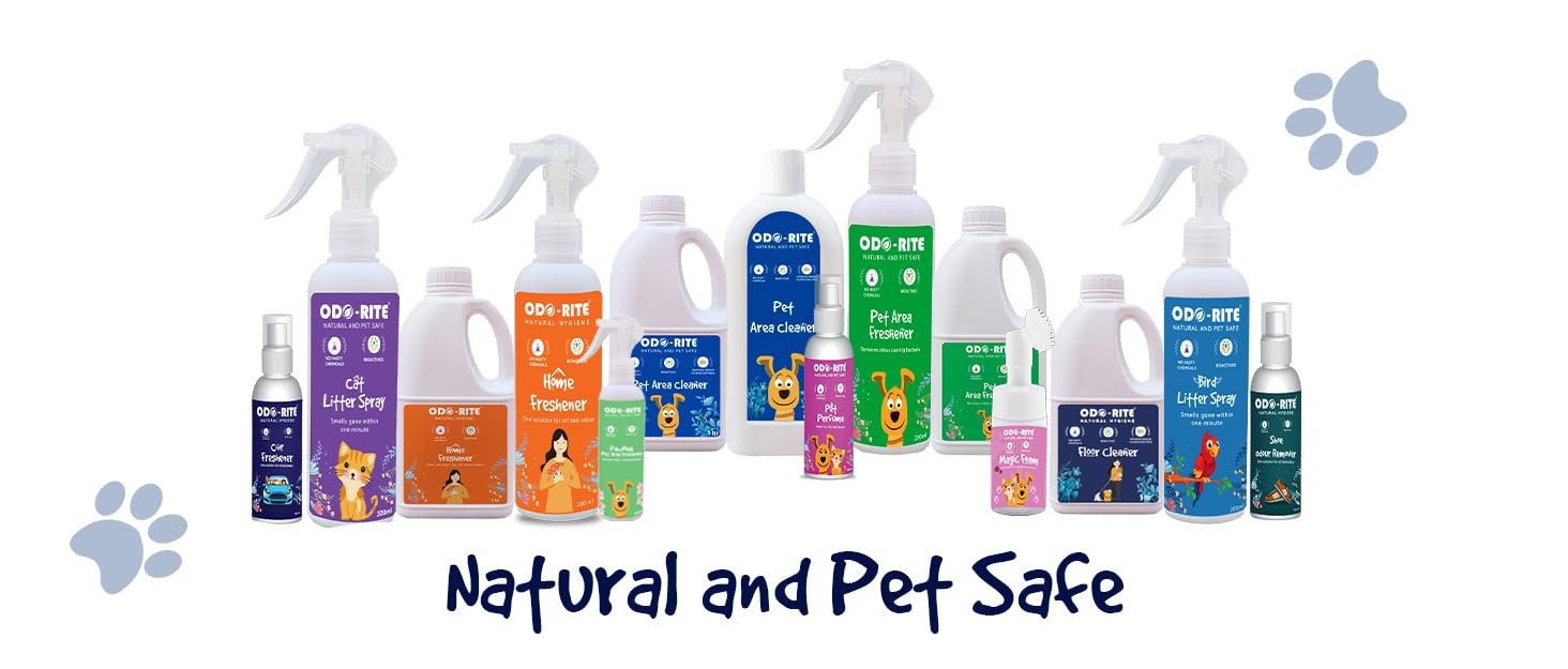 odo-rite Pet Area Freshener- 200Ml | Pet Odour Remover | Pet Safe & Child Safe | Bio Technological Based | Skin Safe | Urine Smell Remover | Can Be Used On All Surface, Aerosol