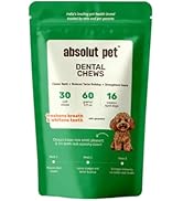 Absolut Pet Hip and Joint-Supplements for Dogs Chews That Improve Mobility & Bone Strength with Glucosamine, Chondroitin & Collagen (30 Chews)