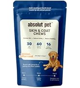 Absolut Pet Hip and Joint-Supplements for Dogs Chews That Improve Mobility & Bone Strength with Glucosamine, Chondroitin & Collagen (30 Chews)