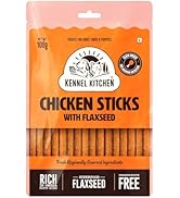Kennel Kitchen Soft Baked Lamb with Pumpkin Sticks Treats for Dogs, 100g (Pack of 1) | Soft Dog Chew Sticks | Dog Treats for Adult Dogs and Puppies