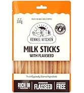 Kennel Kitchen Soft Baked Lamb with Pumpkin Sticks Treats for Dogs, 100g (Pack of 1) | Soft Dog Chew Sticks | Dog Treats for Adult Dogs and Puppies