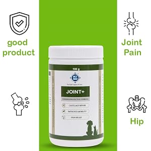 PET360 Joint+ Chondroprotective Formula - 100 gm | Hip, Joints, Cartilage Supplement for Dogs & Cats for Improved Mobility & Pain Relief with Glucosamine, Chondroitin, MSM | Suitable for All Breeds