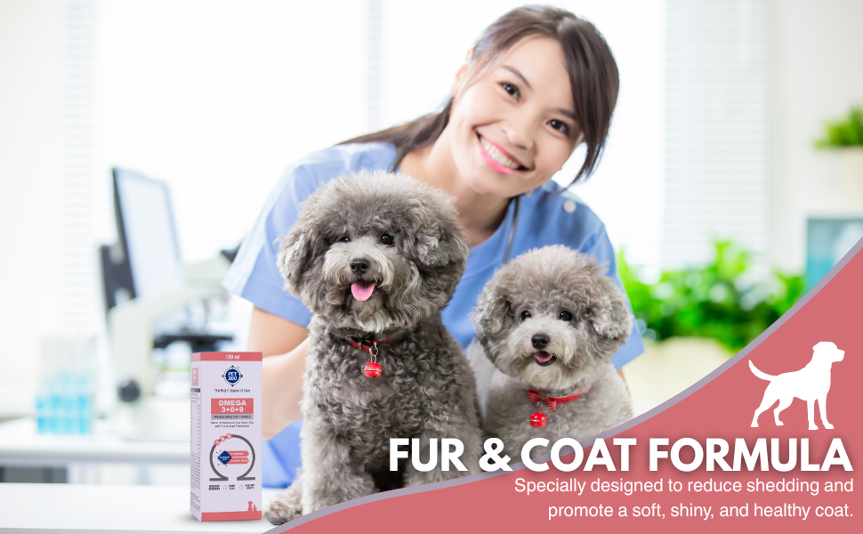 PET360 Omega 3+6+9 for Dogs | Blend of Salmon & Flax Seed Oils with Fur & Coat Protectives | Reduced Shedding | Shiny Coat | Healthy Joints | Nutritional Supplement for Pets - 100 ml