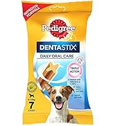 Pedigree Dentastix Oral Care Dog Treat, Adult Small Breed (5-10 kg), 440 g, Recommended by Vets, Supports Gum Health, Reduces Risk of Gum diseases