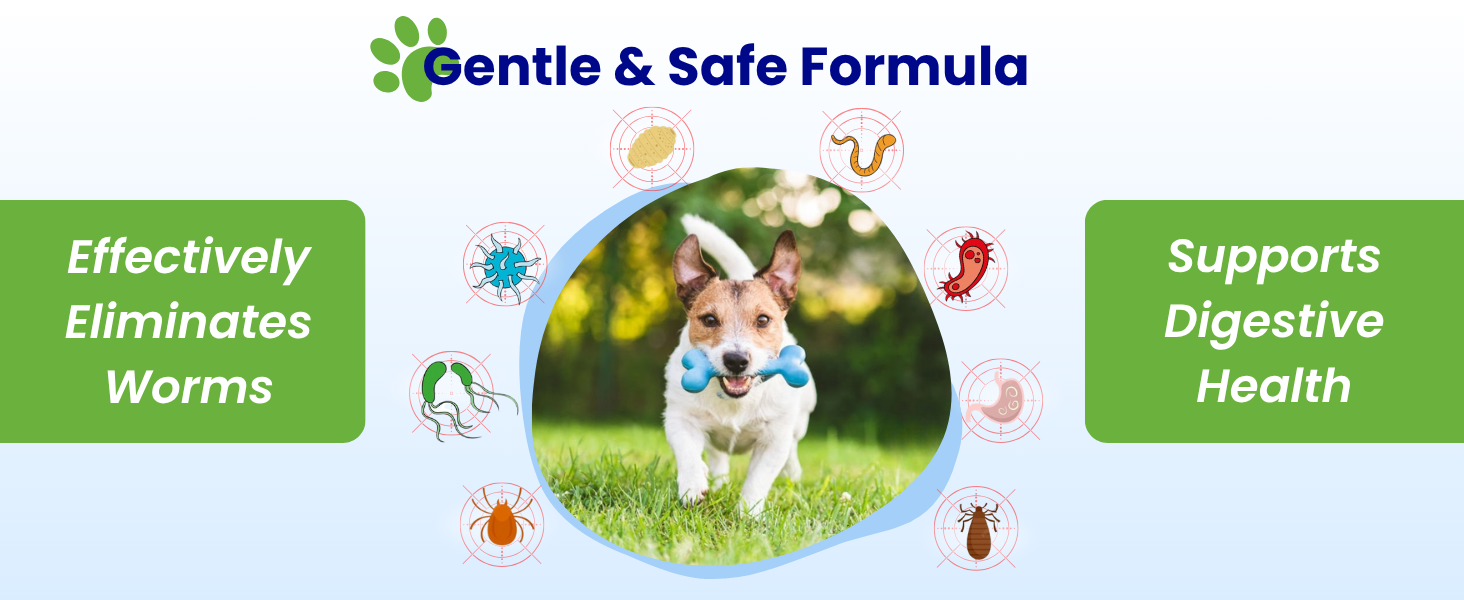 Medfly Healthcare Defender Pro Deworming Tablet for Dogs of All Life Stages (Pack of 1) | Natural & Herbal Ingredients | Effective Formula to Kill & Expel Parasites | 10 Tablets Per Pack