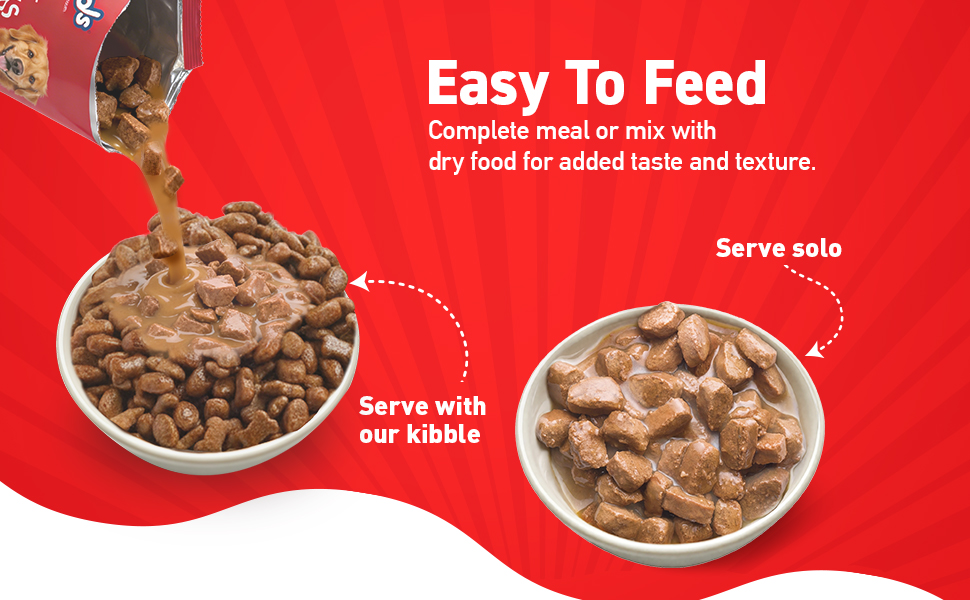 Drools Puppy Wet Dog Food 0.9kg (150g x 6 Packs) | Real Chicken & Chicken Liver Chunks in Gravy | Better Digestibility & Overall Health | Supports Healthy Skin & Coat | Maintains Joint Health
