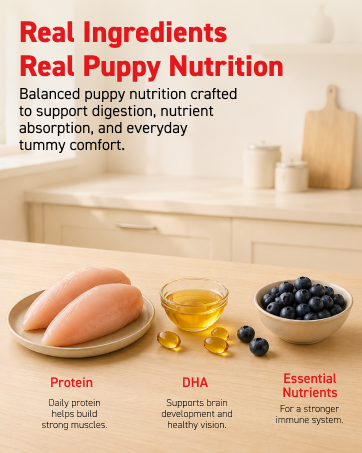 Drools Puppy Wet Dog Food 0.9kg (150g x 6 Packs) | Real Chicken & Chicken Liver Chunks in Gravy | Better Digestibility & Overall Health | Supports Healthy Skin & Coat | Maintains Joint Health