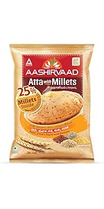 Aashirvaad Sugar Release Control Atta, 5kg Pack, Low GI Atta
