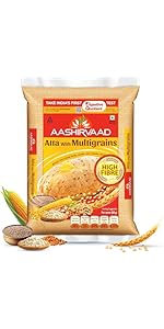 Aashirvaad Sugar Release Control Atta, 5kg Pack, Low GI Atta