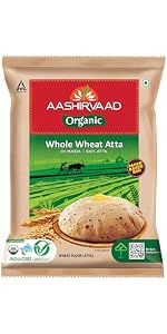 Aashirvaad Sugar Release Control Atta, 5kg Pack, Low GI Atta