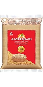 Aashirvaad Sugar Release Control Atta, 5kg Pack, Low GI Atta