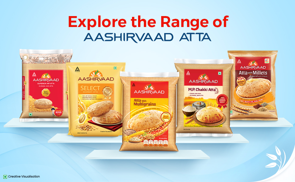 Aashirvaad Sugar Release Control Atta, 5kg Pack, Low GI Atta