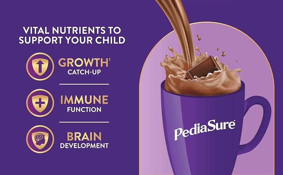 Pediasure Nutritional Drink Powder 950 gm, Chocolate, Scientifically Designed Nutrition for Supporting Kids Growth