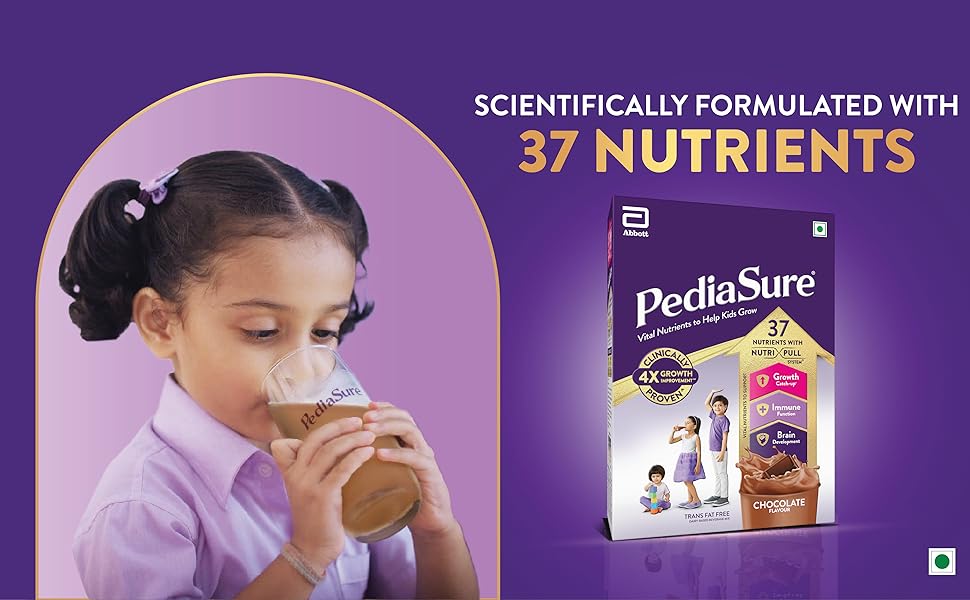 Pediasure Nutritional Drink Powder 950 gm, Chocolate, Scientifically Designed Nutrition for Supporting Kids Growth