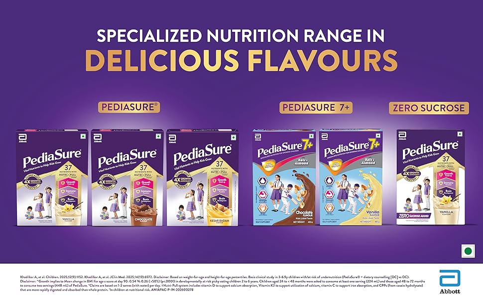 Pediasure Nutritional Drink Powder 950 gm, Chocolate, Scientifically Designed Nutrition for Supporting Kids Growth