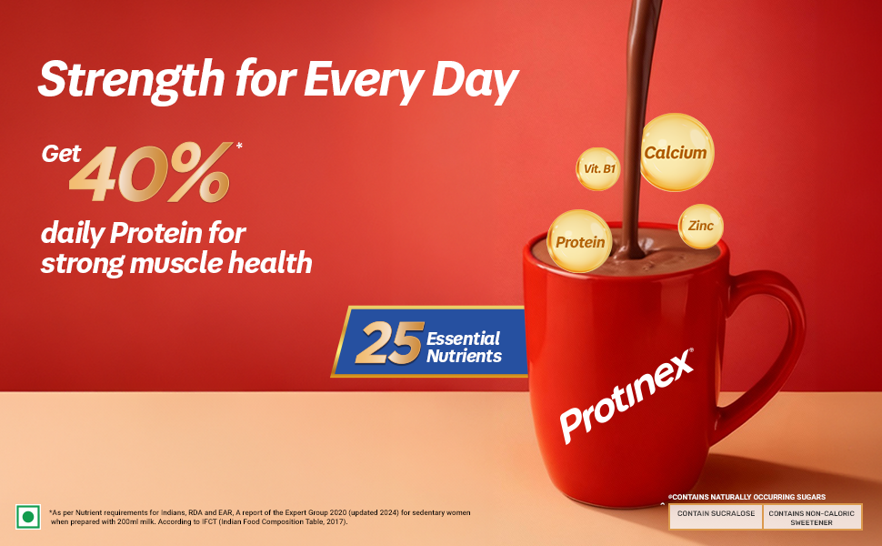 Protinex Rich Chocolate, 1 Kg | Get 40% daily protein requirement for strong muscles when prepared with 200ml milk | High Protein | Zero Added Sugar | Nutritional Drink for Men and Women