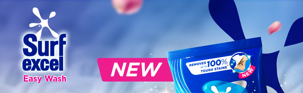 Surf Excel Easy Wash Detergent Powder7 kg | Superfine Washing Powder | Dissolves Easily & Removes Tough Stains | Suitable for all Washing Machines