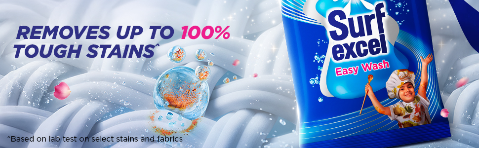 Surf Excel Easy Wash Detergent Powder7 kg | Superfine Washing Powder | Dissolves Easily & Removes Tough Stains | Suitable for all Washing Machines