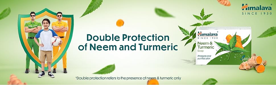Himalaya Soap, Neem & Turmeric, 75g (Pack of 4)