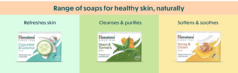 Himalaya Herbals  Almond & Rose Soap, 75gm