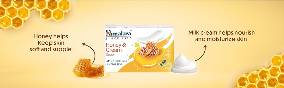Himalaya Herbals Nourishing Cream and Honey Soap, 75gm